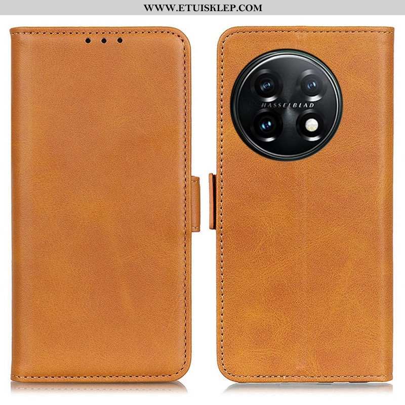 Etui Folio do OnePlus 11 5G Skórzany Futerał Podwójna Klapa